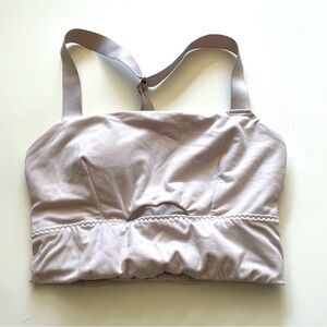 ATHLETA longline warrior bra in blush size small